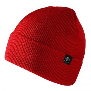 heren beanie muts rood