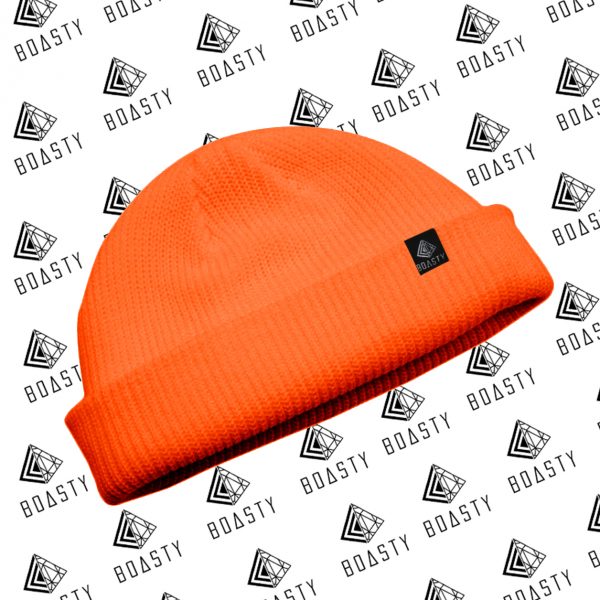 orange fisherman beanie
