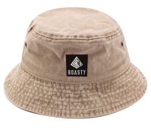 beige bucket hat